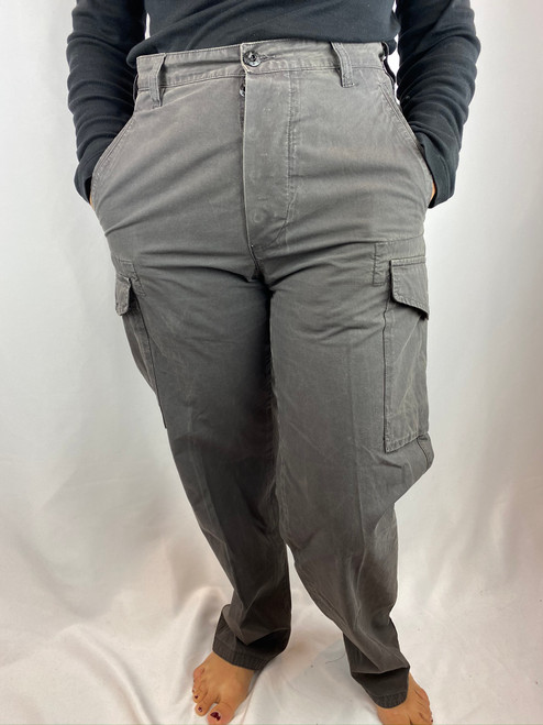 Stone Island Women's Gray Cargo Pants