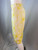 Escada Canary Yellow Muted Floral Silk Skirt