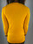 Salvatore Ferragamo SUPER VINTAGE One-of-a-Kind Yellow Canary and Navy Long Sleeve Fitted Sweater