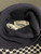 Moschino Navy/White Polkadot Turtleneck Sweater