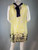Elisabetta Franchi Yellow/Plum Dress with Abstract Print