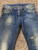 DSquared2 Faded Distressed Medium Wash Fitted Bootcut Jeans