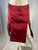 Prada LUNA ROSSA Burgundy Red Zipper Slit Belted Skirt