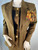 Moschino Cheap & Chic Mustard Brown Plaid Wool Skirt Suit NWOT