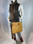 Dolce & Gabbana Tan Leather Stitch Pattern Convertible Messenger Bag
