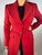 Dolce & Gabbana Red Wool Coat