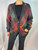 Missoni Donna Mohair Wool Colorful Plaid Button Pocket Cardigan Thick Sweater Vintage