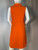 John Richmond Tangerine Orange Sleeveless Dress