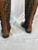 Fendi Brown Tan Zucca FF Riding Boots