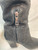 Prada Black Sheen Suede Chunky Heel Boots