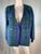 Valentino Blue & Green Wool Jacket