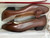 Salvatore Ferragamo Chocolate Brown Gold Bow Vara Grossgrain Leather Heels