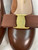 Salvatore Ferragamo Chocolate Brown Gold Bow Vara Grossgrain Leather Heels