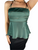 Just Cavalli Emerald Green Beaded Strap Top