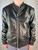 Philipp Plein Couture Homme Embellished Black Leather Bomber Jacket NWT