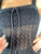 Dolce & Gabbana Black Crochet Knit Bow Tunic Tank