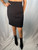 Moschino Cheap & Chic Black Wool Blend Tweed Straight Skirt