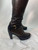 Fendi Brown & Black Buckled Knee High Leather Boots