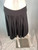 Prada Black Pleated Knee Length Skirt