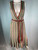 Missoni M Spring Striped Wrap Belt Flounce Dress