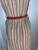 Missoni M Spring Striped Wrap Belt Flounce Dress