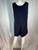 Iceberg Wool Cashmere Navy Blue Zipper Dress