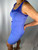 Versace Jeans Couture Periwinkle Barbie Princess Fitted Dress