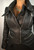 Alexander McQueen Black Silver Structured Leather Jacket