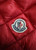 Moncler red quilted blanket scarf