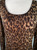 D&G intimo leopard sheer top