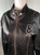D&G black bomber leather coat