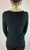 Gucci Black Blouse with White Turtleneck Runway Tunic Blouse