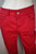 Armani jeans red pants silver logo on pocket