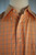 Ungaro orange&brown plaid  button up