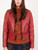 Dolce&Gabbana brick red leather jacket
