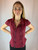 Yves Saint Laurent Wine Burgundy Top/Blouse with Zippers