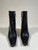 Gianni Versace black stripe booties