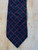 YSL printed navy tie