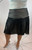 Dolce & Gabbana Short Black Silk Flapper/Fringe Skirt