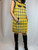 Byblos Blu Black & Yellow Plaid Dress