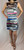 Hugo Boss Short Sleeve Multi Colored Printed Dress