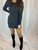 Ermanno Scervino Gray Wool Mini Sweater Dress/Long Tunic Top