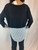 Armani Jeans Black & White Cardigan Blouse