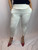 Moschino Cheap and Chic White Ruffle Waist Ankle Length Pants