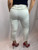 Moschino Cheap and Chic White Ruffle Waist Ankle Length Pants