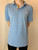 Baby Blue Burberry Brit Mens Polo Shirts