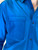 Gucci Royal Blue/Cobalt Button Down Long Sleeve Silk & Cotton Shirt