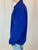 Vintage Gianni Versace Royal Blue Button Down Long Sleeve Shirt