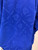 Vintage Gianni Versace Royal Blue Button Down Long Sleeve Shirt