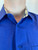 Burberry London Royal Blue Button Down Long Sleeve Shirt